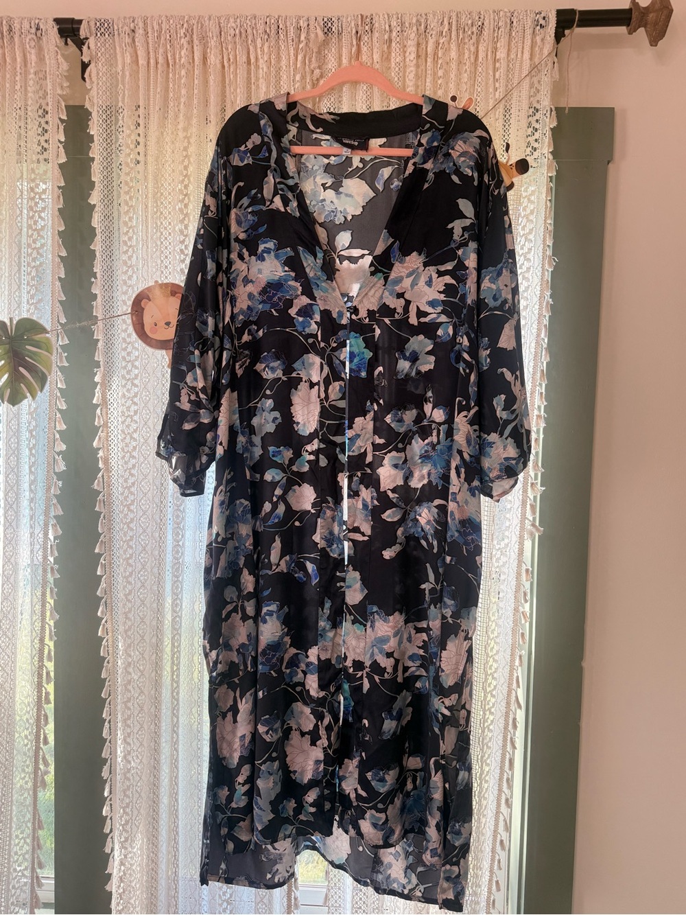 Johnny Was Chryssy Charmeuse Wrap Kimono